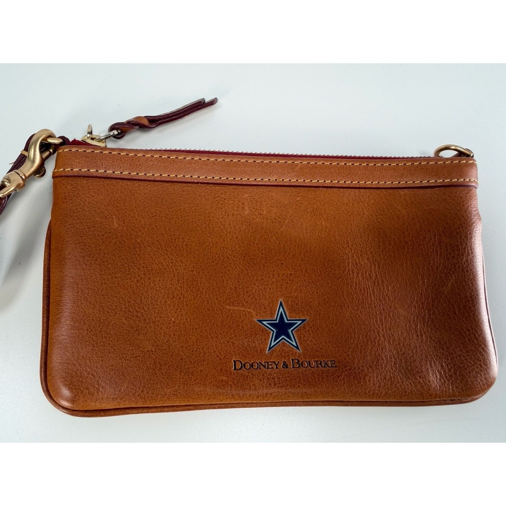 Dooney and Bourke Wristlet Purse NFL Cowboys Star Blue Grat